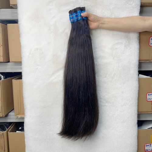 Wholesale Raw Hair Bulk Straight Human Hair Bulk Extension for Braiding 1kg | Human Hair Wig | Lace Front